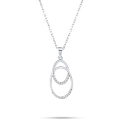 0,09 Karat Pırlanta Fantezi Kolye - 