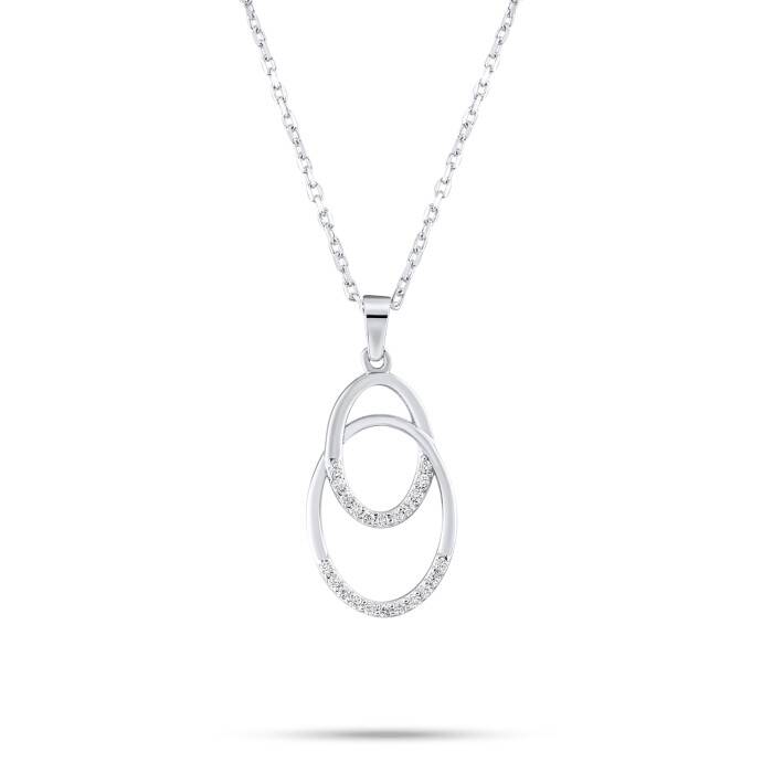 0,09 Karat Pırlanta Fantezi Kolye - 1