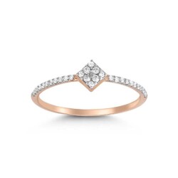 0,13 Karat Pırlanta Yüzük - 