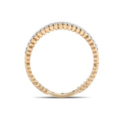 0,16 Karat Pırlanta Tasarım Yüzük - 3