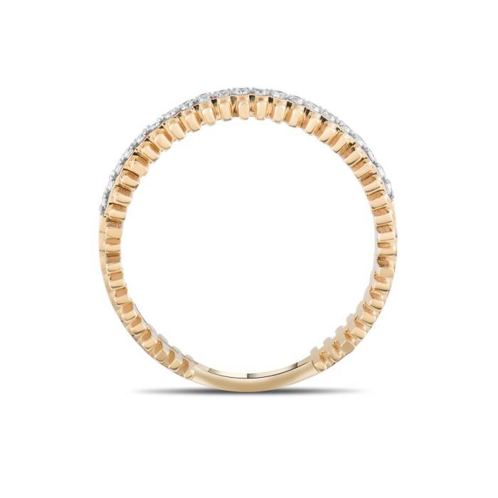 0,16 Karat Pırlanta Tasarım Yüzük - 3