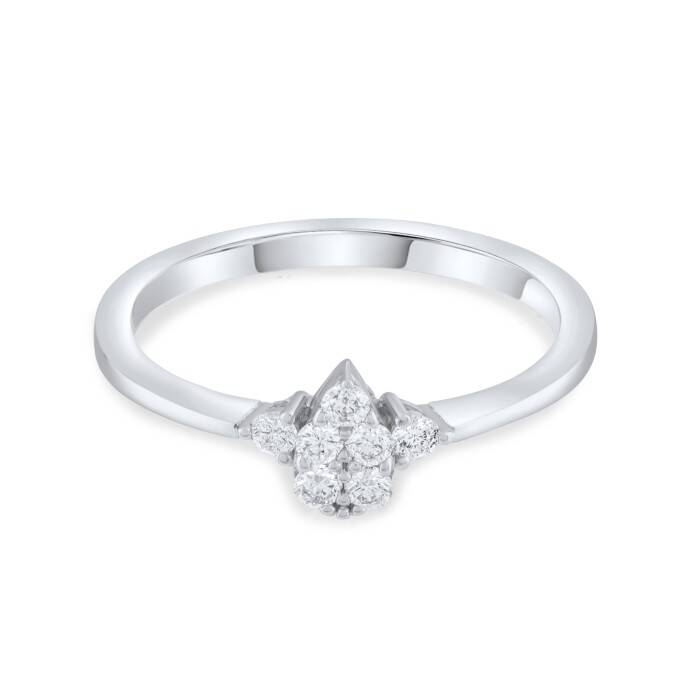 0,20 Karat Pırlanta Damla Yüzük - 1