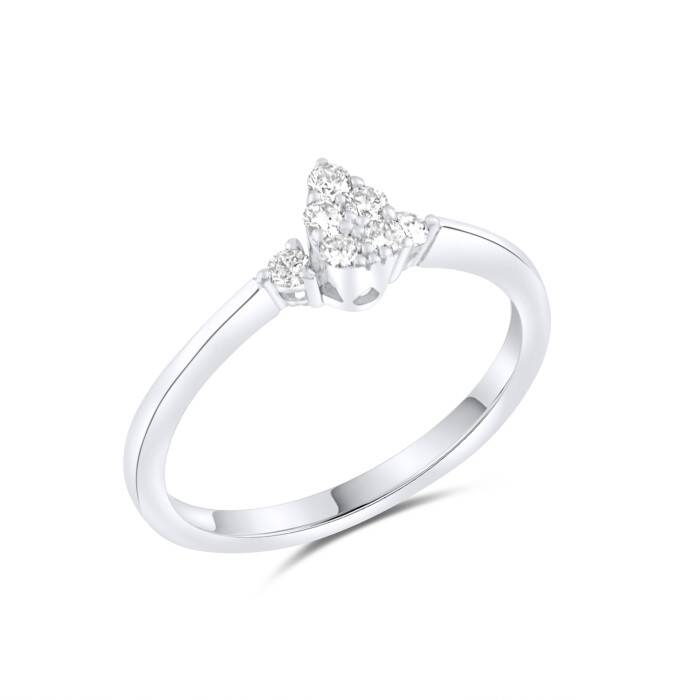 0,20 Karat Pırlanta Damla Yüzük - 2