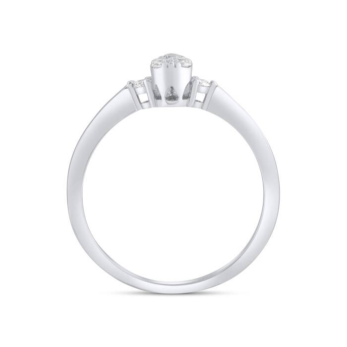 0,20 Karat Pırlanta Damla Yüzük - 3