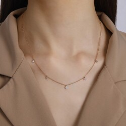 0,20 Karat Pırlanta Kolye - 3