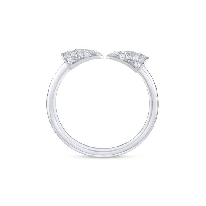 0,22 Karat Pırlanta Papyon Yüzük - 3