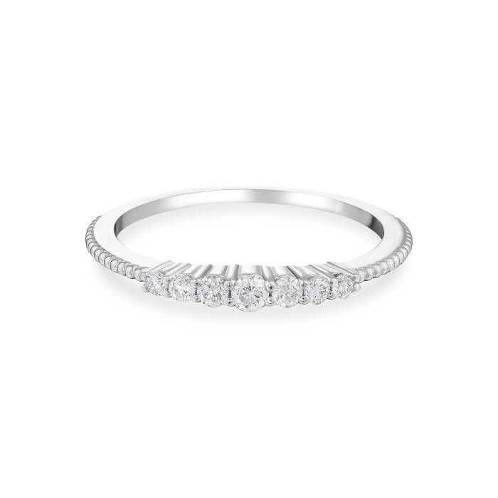 0,23 Karat Pırlanta 7 Taşlı Yüzük - 1