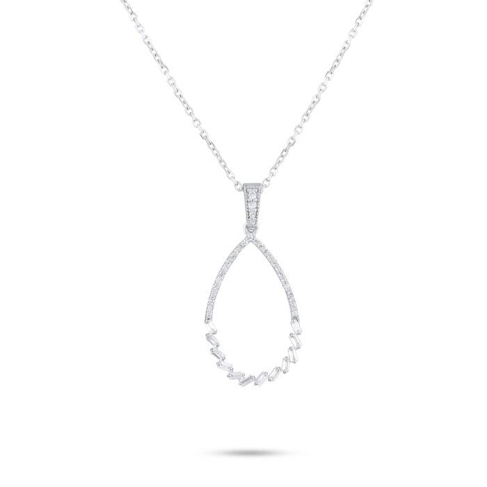 0,23 Karat Pırlanta Tasarım Kolye - 2