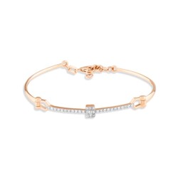 0.25 Karat Pırlanta Baget Bileklik - 