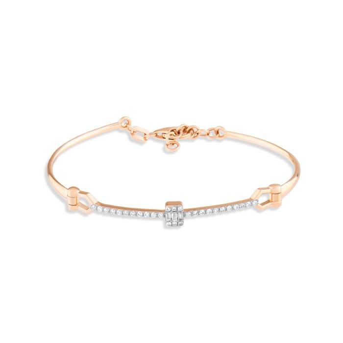 0.25 Karat Pırlanta Baget Bileklik - 1