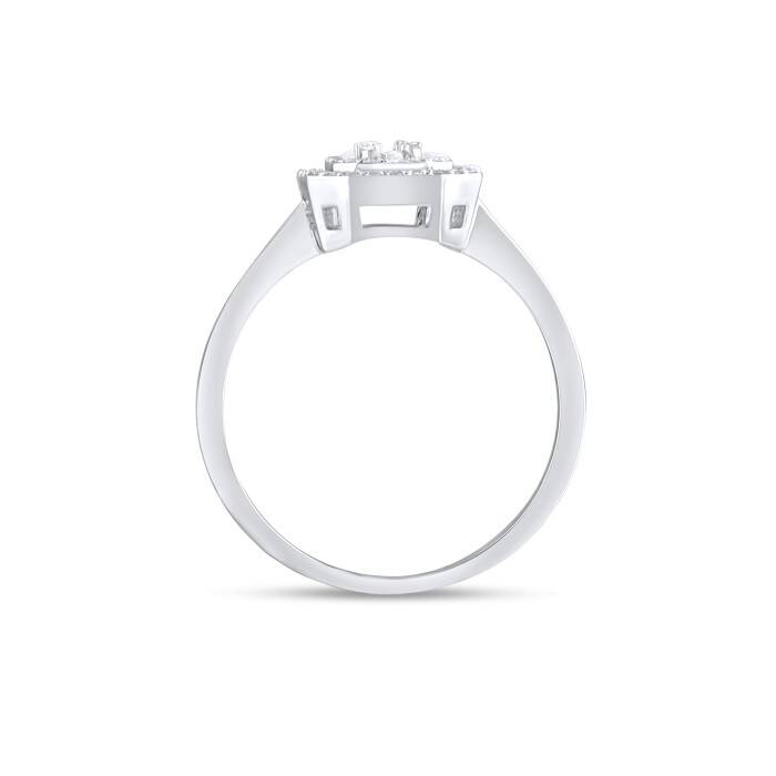 0,27 Karat Pırlanta Baget Yüzük - 3