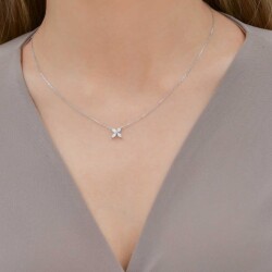 0,28 Karat Pırlanta Kolye - 3