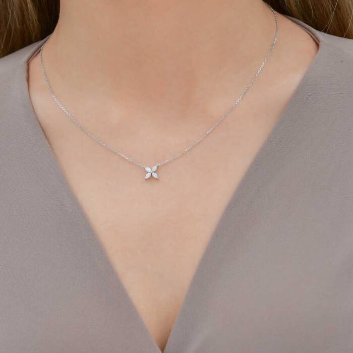 0,28 Karat Pırlanta Kolye - 3