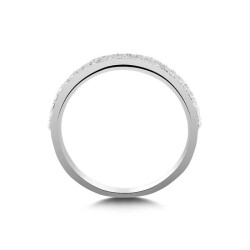 0,28 Karat Pırlanta Yarımtur Yüzük - 3