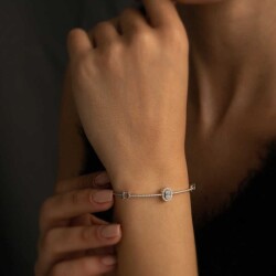 0,29 Karat Pırlanta Baget Bileklik - 2