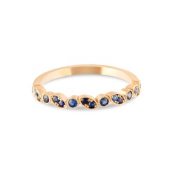0,30 Karat Safir Yüzük - 1