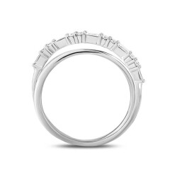 0,31 Karat Pırlanta Baget Yüzük - 3