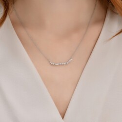 0,32 Karat Pırlanta Fantezi Kolye - 3