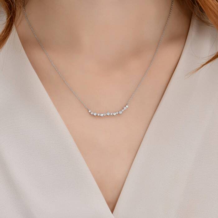 0,32 Karat Pırlanta Fantezi Kolye - 3