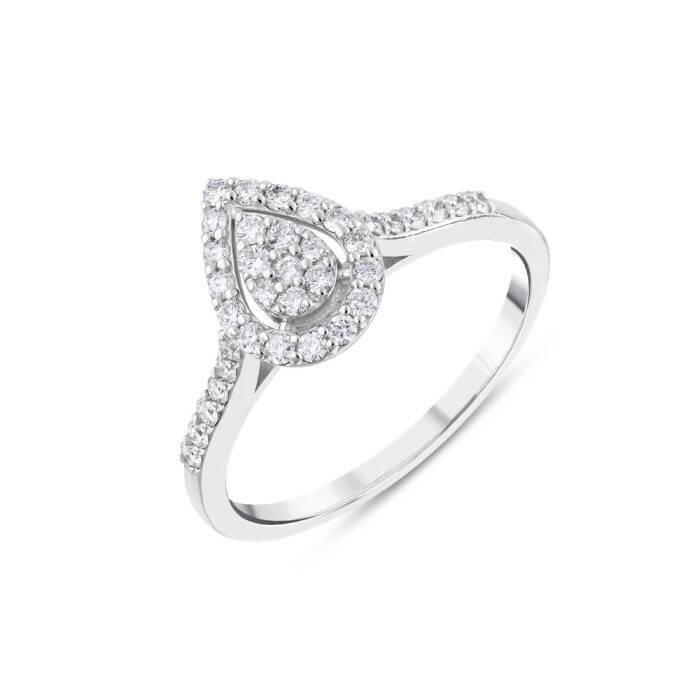 0,36 Karat Pırlanta Damla Yüzük - 2