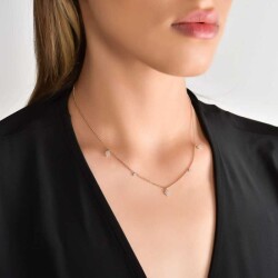 0,36 Karat Pırlanta Kolye - 3