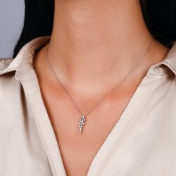 0,36 Karat Pırlanta Fantezi Kolye - 2