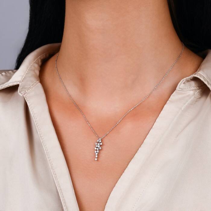 0,36 Karat Pırlanta Fantezi Kolye - 2