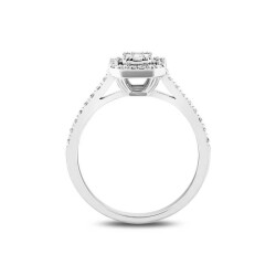 0,37 Karat Pırlanta Baget Yüzük - 3