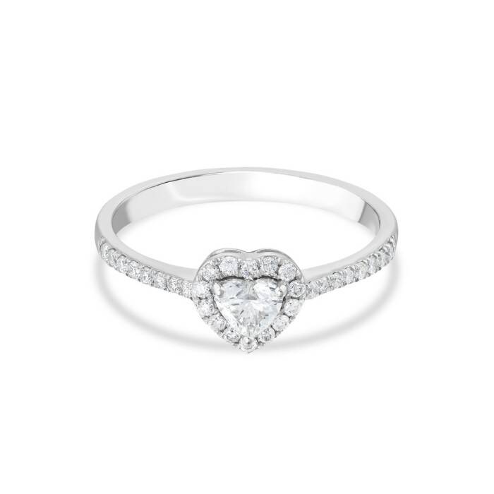 0,43 Karat Pırlanta Kalp Fantezi Yüzük - 1