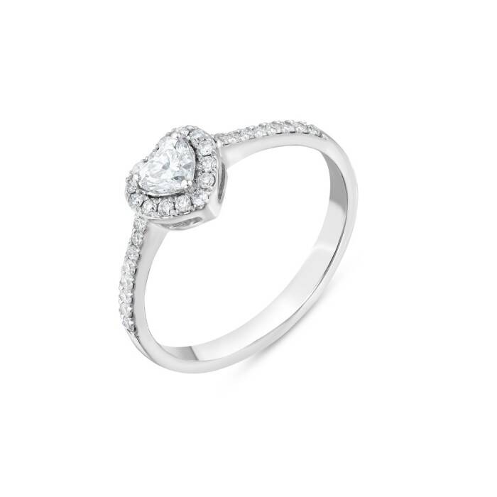 0,43 Karat Pırlanta Kalp Fantezi Yüzük - 2