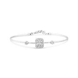 0,43 Karat Pırlanta Baget Bileklik - 