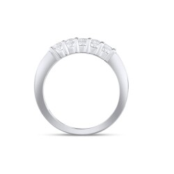 0,43 Karat Pırlanta Beştaş Yüzük - 3