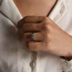 0,43 Karat Pırlanta Fantezi Yüzük - 4