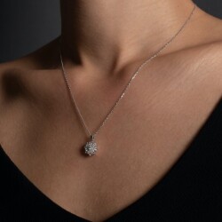 0,43 Karat Pırlanta Fantezi Kolye - 2