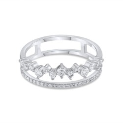 0,44 Karat Pırlanta Tasarım Yüzük - 