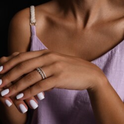 0,44 Karat Pırlanta Tasarım Yüzük - 3