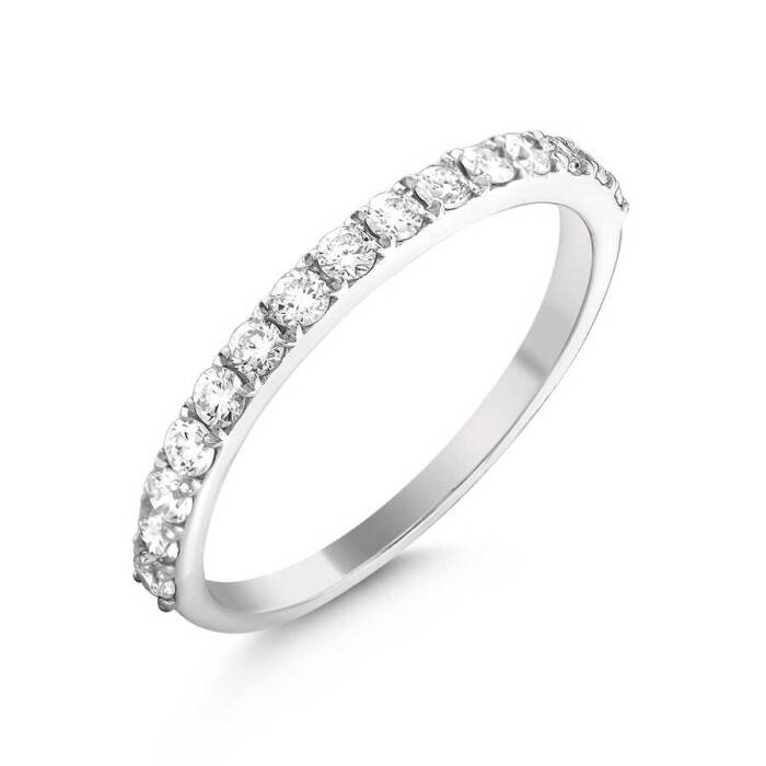 0,45 Karat Pırlanta Yarımtur Yüzük - 2