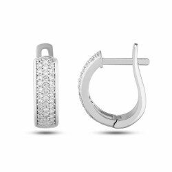 0,47 Karat Pırlanta Küpe - 