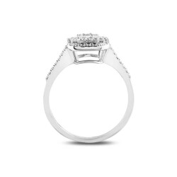 0,48 Karat Pırlanta Baget Yüzük - 3