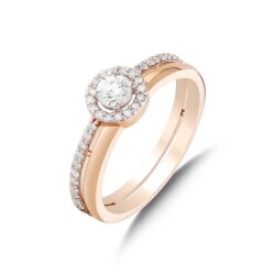 0,49 Karat Pırlanta Tasarım Yüzük - 2