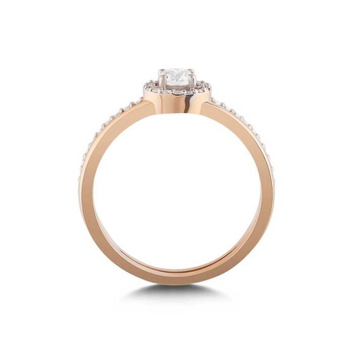 0,49 Karat Pırlanta Tasarım Yüzük - 3