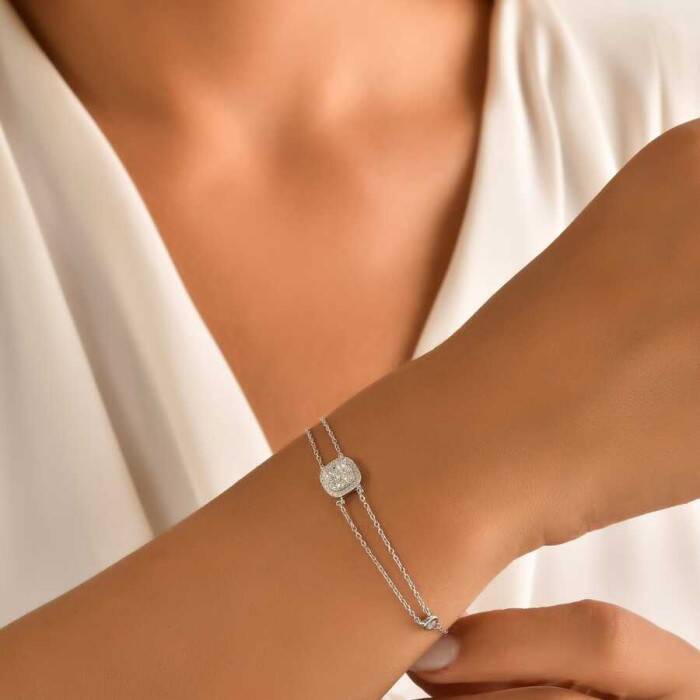 0,52 Karat Pırlanta Bileklik - 3