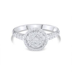 0,54 Karat Pırlanta Tasarım Yüzük - 