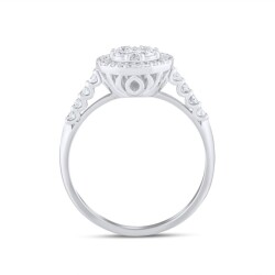 0,54 Karat Pırlanta Tasarım Yüzük - 3