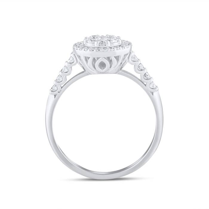 0,54 Karat Pırlanta Tasarım Yüzük - 3