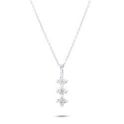 0,55 Karat Pırlanta Tria Kolye - 