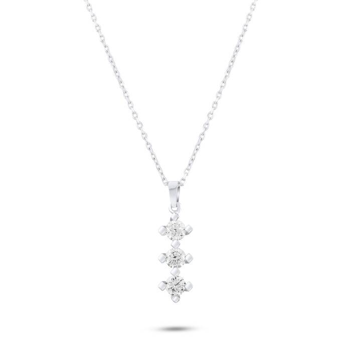 0,55 Karat Pırlanta Tria Kolye - 1