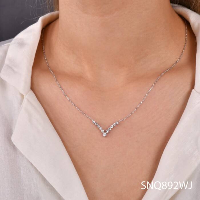 0,56 Karat Pırlanta Fantezi Kolye - 2