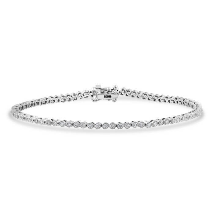 0,57 Karat Pırlanta Su Yolu Bileklik - 1