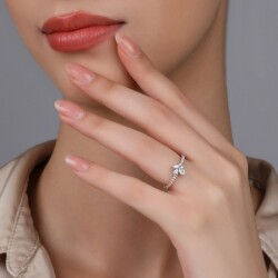 0,57 Karat Pırlanta Yüzük - 3